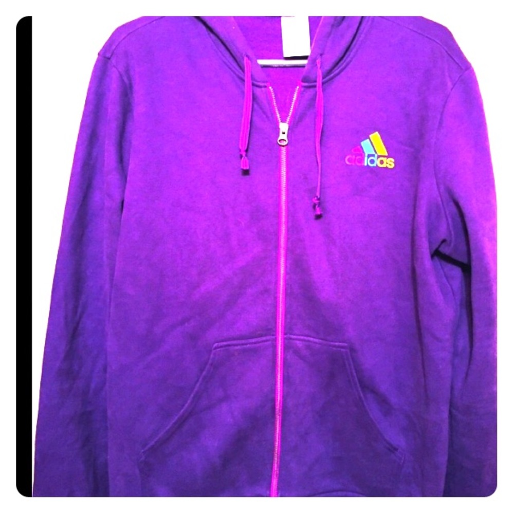 Ladies Adidas 3 striped hoodie